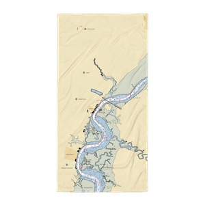 Vienna Municipal Marina (Mardela Springs, MD) NOAA Chart Towel