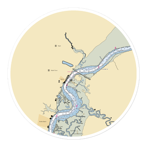 Vienna Municipal Marina (Mardela Springs, MD) NOAA Chart Sticker