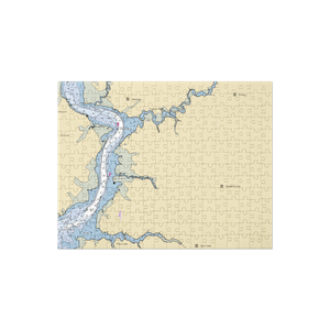 Good-Nature Boat & Rv Storage (Secretary, MD) NOAA Chart Jigsaw Puzzle