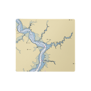 Choptank Towne Yacht Basin (Bethlehem, MD) NOAA Chart  Gaming Mouse Pad