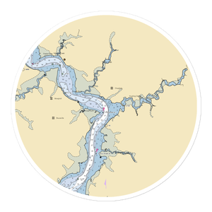 Choptank Towne Yacht Basin (Bethlehem, MD) NOAA Chart Sticker