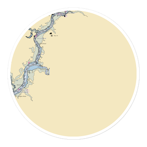 Wikander Yacht Yard (Quantico, MD) NOAA Chart Sticker