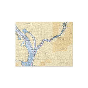 The Yards Marina (Washington, DC) NOAA Chart Jigsaw Puzzle