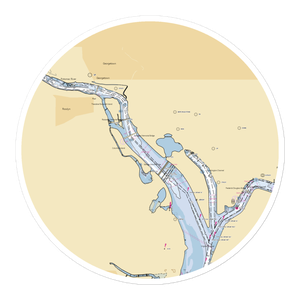 Columbia Island Marina (Arlington, VA) NOAA Chart Sticker