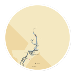 Bladensburg Boathouse (Hyattsville, MD) NOAA Chart Sticker