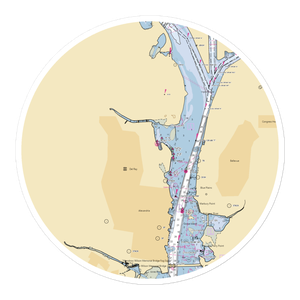 Washington Sailing Marina (Arlington, VA) NOAA Chart Sticker