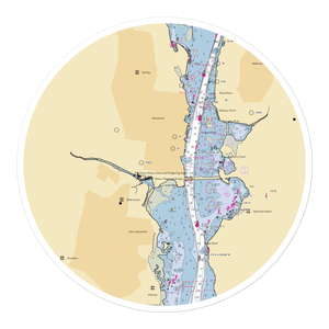 City of Alexandria Marina (Alexandria, VA) NOAA Chart Sticker