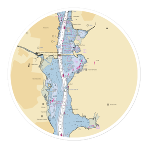 National Harbor Marina (Alexandria, VA) NOAA Chart Sticker