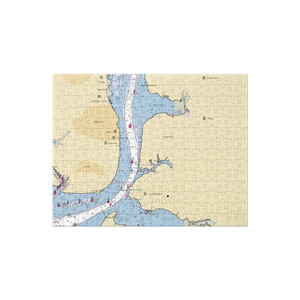 Tantallon Marina (Alexandria, VA) NOAA Chart Jigsaw Puzzle