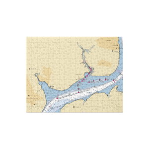 Mount Vernon Wharf (Fairfax, VA) NOAA Chart Jigsaw Puzzle