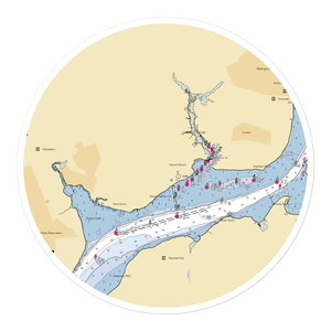 Mount Vernon Wharf (Fairfax, VA) NOAA Chart Sticker