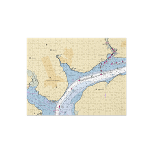 Mount Vernon Yacht Club (Fairfax, VA) NOAA Chart Jigsaw Puzzle