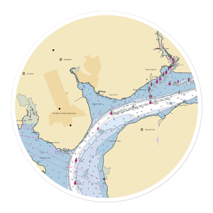 Mount Vernon Yacht Club (Fairfax, VA) NOAA Chart Sticker