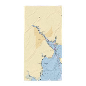 Captain John S Beach Marina (Occoquan, VA) NOAA Chart Towel