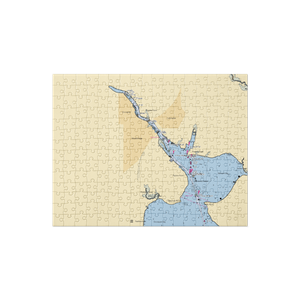 Private Slip at Fairfax YC (Occoquan, VA) NOAA Chart Jigsaw Puzzle