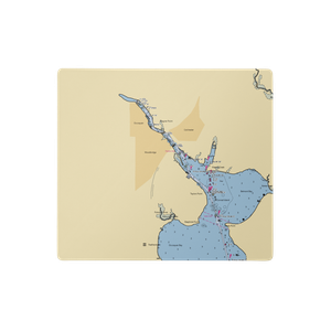 Private Slip at Fairfax YC (Occoquan, VA) NOAA Chart  Gaming Mouse Pad