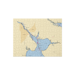 Belmont Bay Harbor (Occoquan, VA) NOAA Chart Jigsaw Puzzle