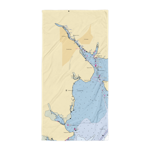 Tyme N Tyde Marina (Woodbridge, VA) NOAA Chart Towel