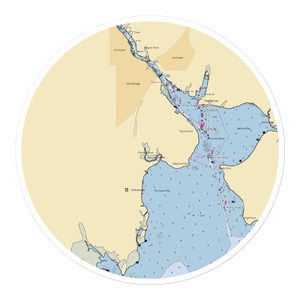 Tyme N Tyde Marina (Woodbridge, VA) NOAA Chart Sticker