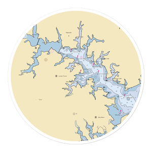 London Towne Marina (Tracys Landing, MD) NOAA Chart Sticker