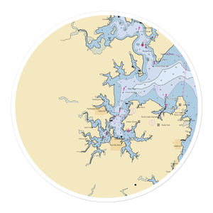 Woodfield Fish & Oyster Co (Churchton, MD) NOAA Chart Sticker