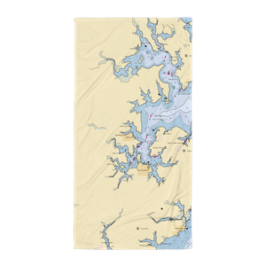 West River Yacht Harbour Condominium Assoc (Churchton, MD) NOAA Chart Towel