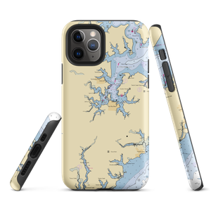 DiMillo's on the Chesapeake (Churchton, MD) NOAA Chart  Tough iPhone Case