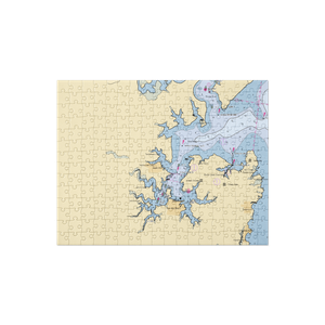 West River Yacht Harbor (Churchton, MD) NOAA Chart Jigsaw Puzzle