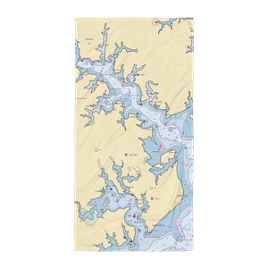 Pocahontas Marina (Churchton, MD) NOAA Chart Towel