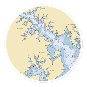 Pocahontas Marina (Churchton, MD) NOAA Chart Sticker