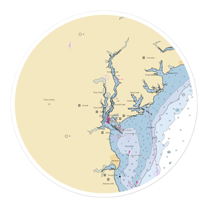 Gates Marine Center (Friendship, MD) NOAA Chart Sticker