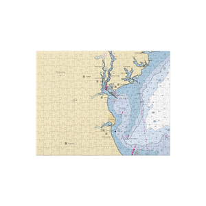 Town Point Marina (Friendship, MD) NOAA Chart Jigsaw Puzzle