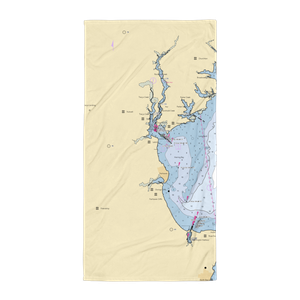 Town Point Marina (Friendship, MD) NOAA Chart Towel