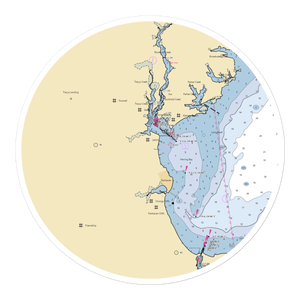 Town Point Marina (Friendship, MD) NOAA Chart Sticker