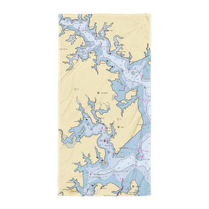 Rhode River Marina, Inc. (Churchton, MD) NOAA Chart Towel