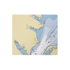 Tim's Rivershore Restuarant (Woodbridge, VA) NOAA Chart  Gaming Mouse Pad