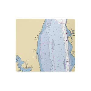 Aquia Harbour Marina (Stafford, VA) NOAA Chart  Gaming Mouse Pad