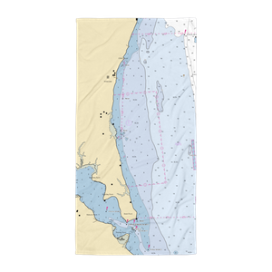 Willow Landing Marina (Brooke, VA) NOAA Chart Towel