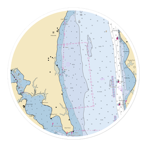 Willow Landing Marina (Brooke, VA) NOAA Chart Sticker