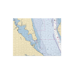 Landmark Yacht Club (Brooke, VA) NOAA Chart Jigsaw Puzzle