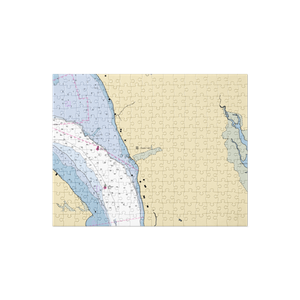 Captain Billy's Restaurant (Faulkner, MD) NOAA Chart Jigsaw Puzzle