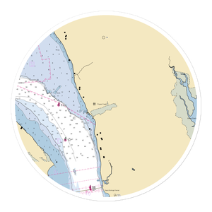 Captain Billy's Restaurant (Faulkner, MD) NOAA Chart Sticker