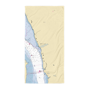 Gilligan's Pier (Faulkner, MD) NOAA Chart Towel