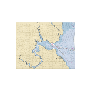 Machodoc Creek Marina (Dahlgren, VA) NOAA Chart Jigsaw Puzzle