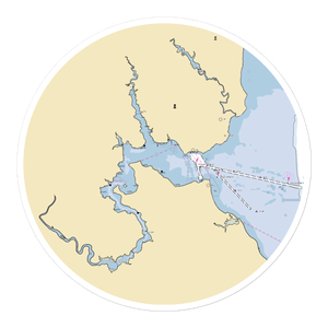 Machodoc Creek Marina (Dahlgren, VA) NOAA Chart Sticker