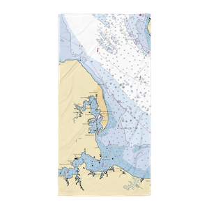 Bayside Marina (Issue, MD) NOAA Chart Towel