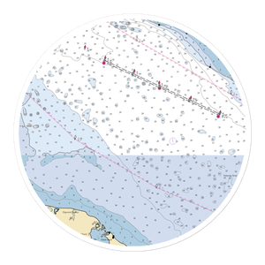 Colonial Beach Yacht Center (Issue, MD) NOAA Chart Sticker