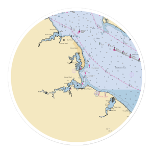 Stepps Harbor View Marina (Issue, MD) NOAA Chart Sticker