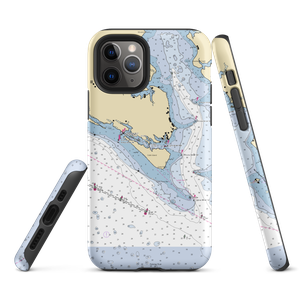 Captain John's Crab House & Marina (Cobb Island, MD) NOAA Chart  Tough iPhone Case