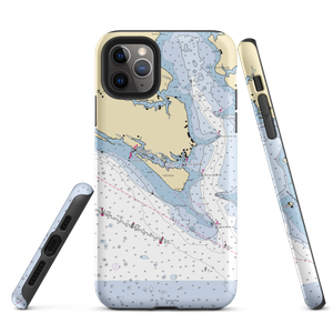 Captain Charles Seafood Marina (Cobb Island, MD) NOAA Chart  Tough iPhone Case